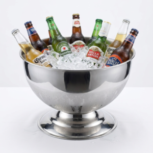 Bottle Cooler Large Steel (Chalice)